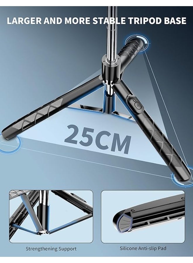 Cool Baby 71 Inch Phone Tripod and Selfie Stick, All-in-One Retractable Phone Tripod with Wireless Remote Control for iPhone and Travel Tripod 360° Rotation, Compatible with iPhone Android Phones, Cameras - Image 4