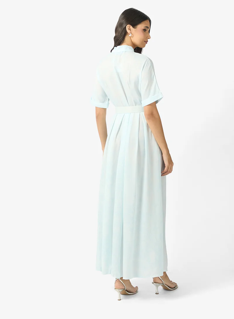 ايلا فستان قميص مطبوع