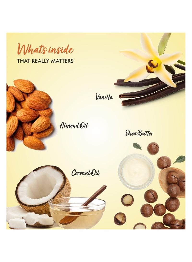 ذا لوف كو. كريم الجسم برائحة الفانيليا الدافئة 200 جم – ترطيب عميق يدوم 48 ساعة بزبدة الشيا النقية | كريم ترطيب غني للشتاء للنساء | يغذي وينعم البشرة الجافة ويمنحها ملمساً حريرياً - Image 4