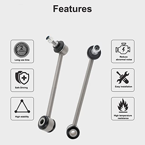 FORDECO JK JL FRONT Sway Bar Links Kits FOR 2007-2020 Jeep wrangler (1-2.5”Lift) - Image 3
