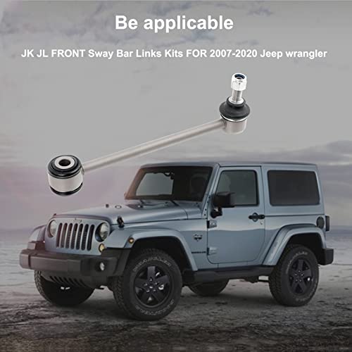 FORDECO JK JL FRONT Sway Bar Links Kits FOR 2007-2020 Jeep wrangler (1-2.5”Lift) - Image 2