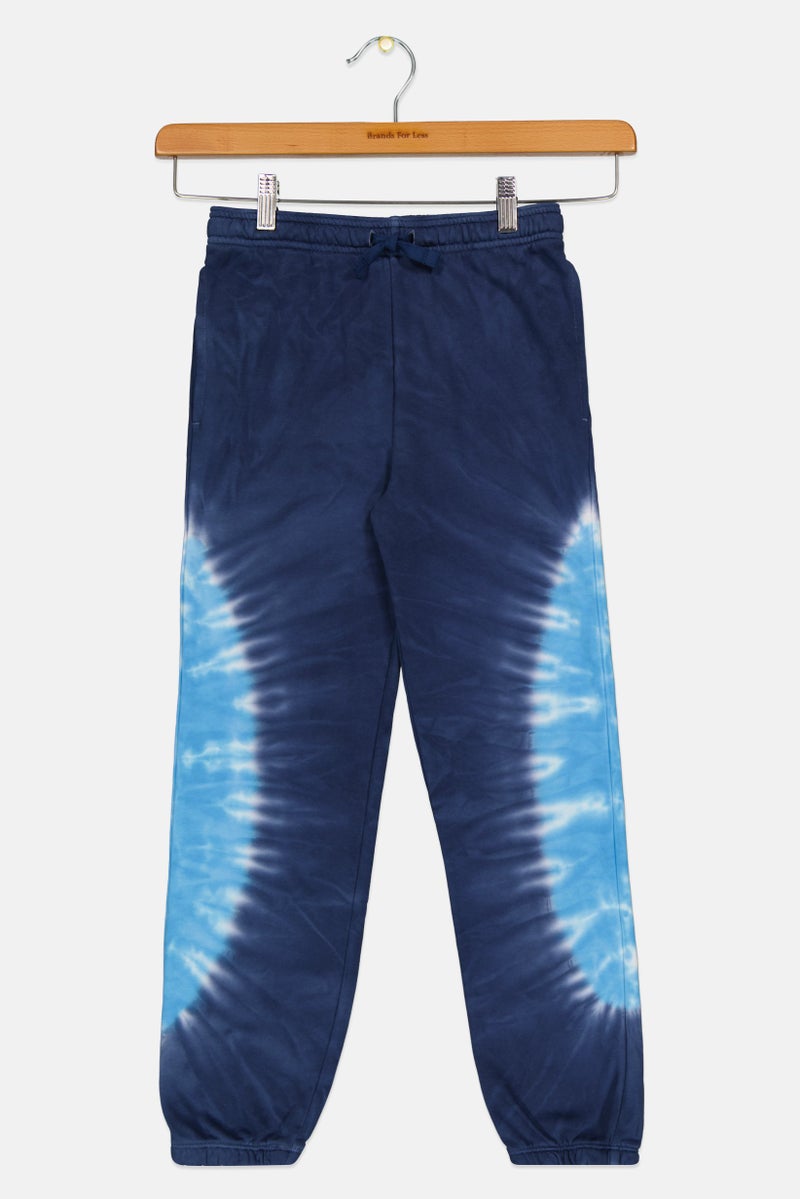 GAP Kids Boy Drawstring Tie Dye Jogger Pants, Multicolor  - Image 1