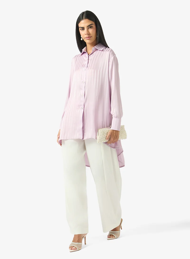 Sinoir  Essential Satin Shirt for Women | Best Price UAE
