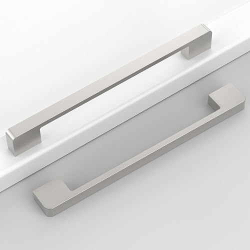 Coinkoly 10 Pack 75192mm Brushed Satin Nickel Cabinet Pulls Kitchen Cabinet Handles Drawer Pulls Cupboard Hardware for Cabinets - Image 1