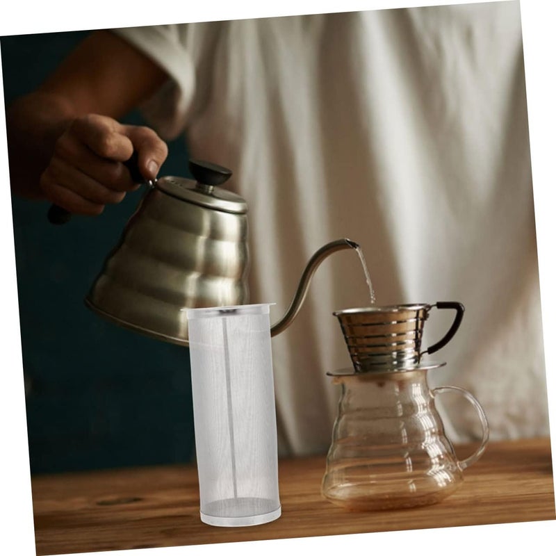 MAGICLULU Stainless Steel Coffee Filter for Jar Wide Mouth Cold Brew Strainer Fine Mesh Screen Easy Clean Reusable Multifunctional Filter for Cold Coffee Brewing - Image 3