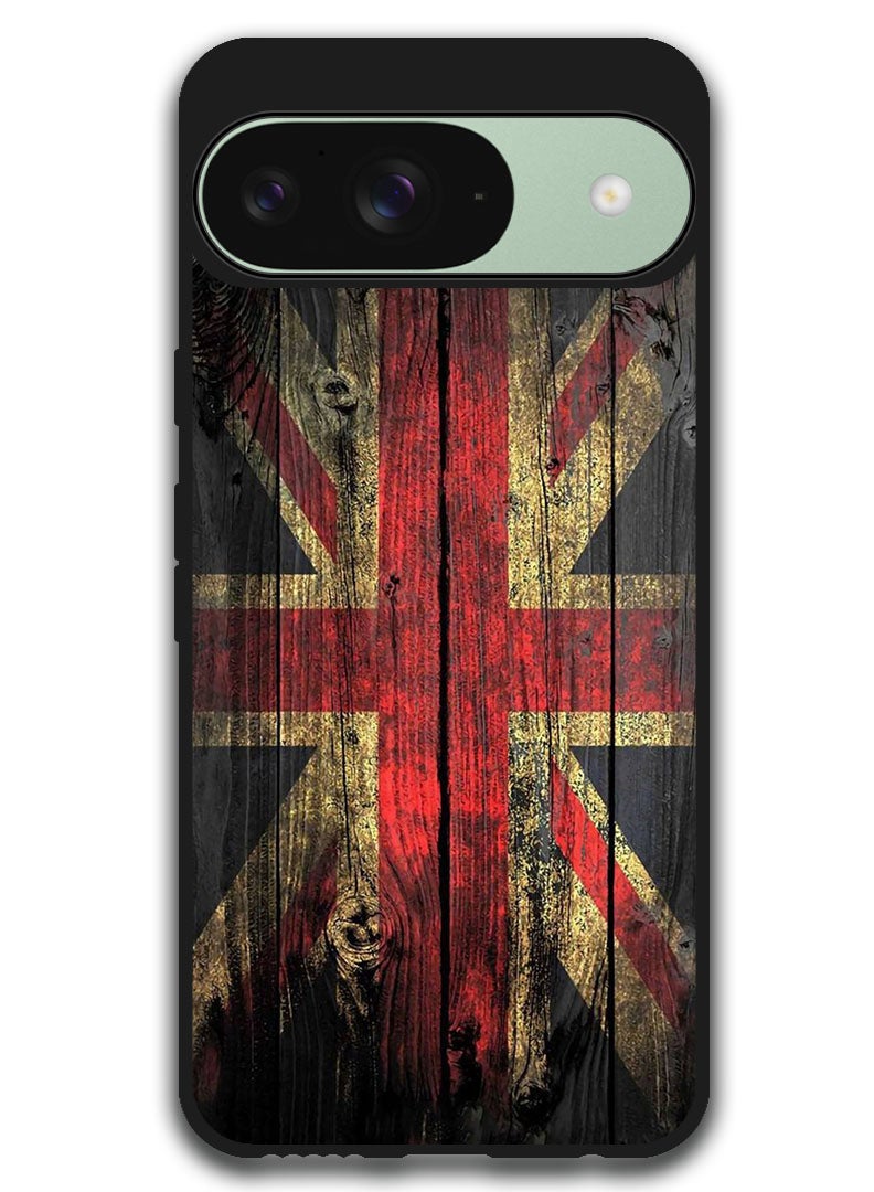 Theodor Protective Case Anti Scratch Shock Proof Bumper Cover For Google Pixel 9 Vintage wood - Image 1