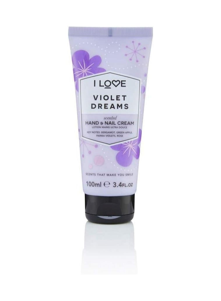 I LOVE Hand And Nail Cream Violet Dreams, 100 ml - Image 1