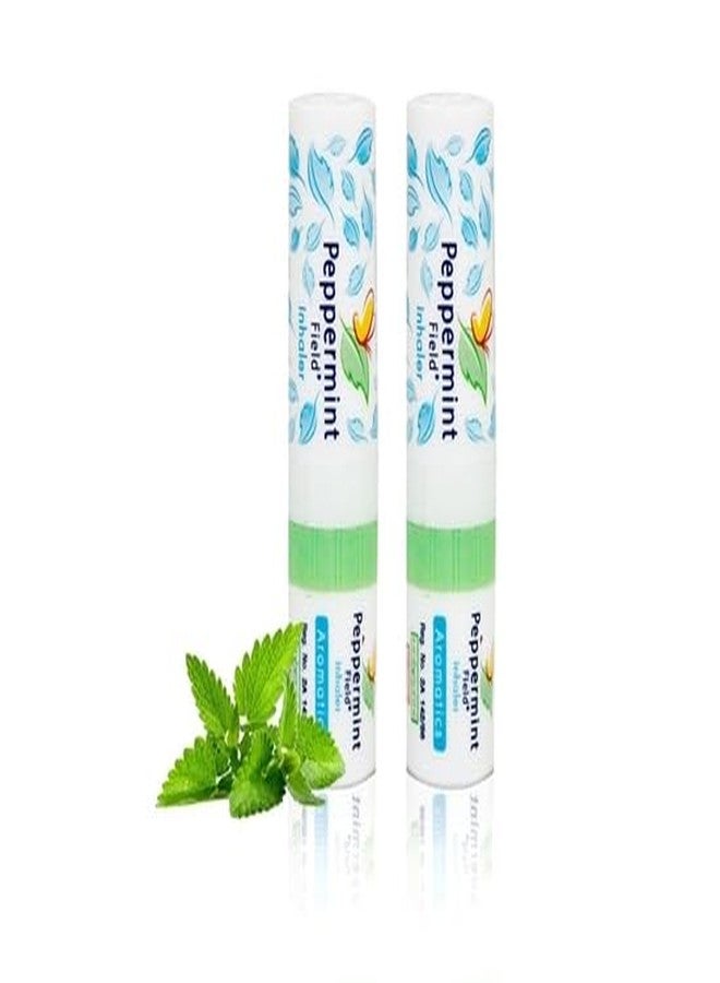 VIRAVIN HOUSEWARE Field Aromatics Peppermint Nasal Inhaler, Set of 2, Natural Relief for Congestion and Cold all color Floral Design./Strong Peppermint Thai Inhaler/Relief Cold Dizzy Sinus Congestion - Image 2