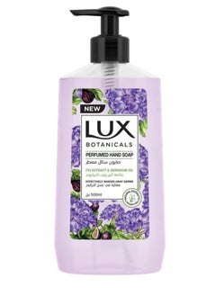 Perfumed Hand Soap Fig Extract and Geranium Oil 500ml