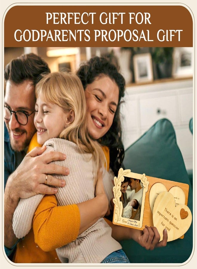STOFINITY Will You Be My Godparents Proposal Gift - God Parents Presents Proposal Gifts, Godparents Gifts From Godchild, Godparents Picture Frame Ideas Baptism Christmas - Image 3
