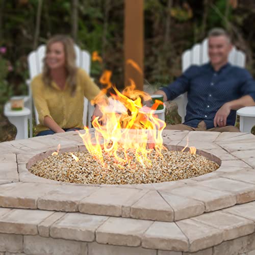 Mr. Fireglass رمل السيليكا 10 رطل من مستر فايرغلاس لمدافئ النار، المدافئ، تزيين الحدائق والمناظر الطبيعية، طبقة قاعدة مقاومة للحريق من رمل النار الطبيعي، حشوة لمدافئ الغاز تحت الصخور البركانية أو زجاج النار، 5-10 شبكة - Image 5