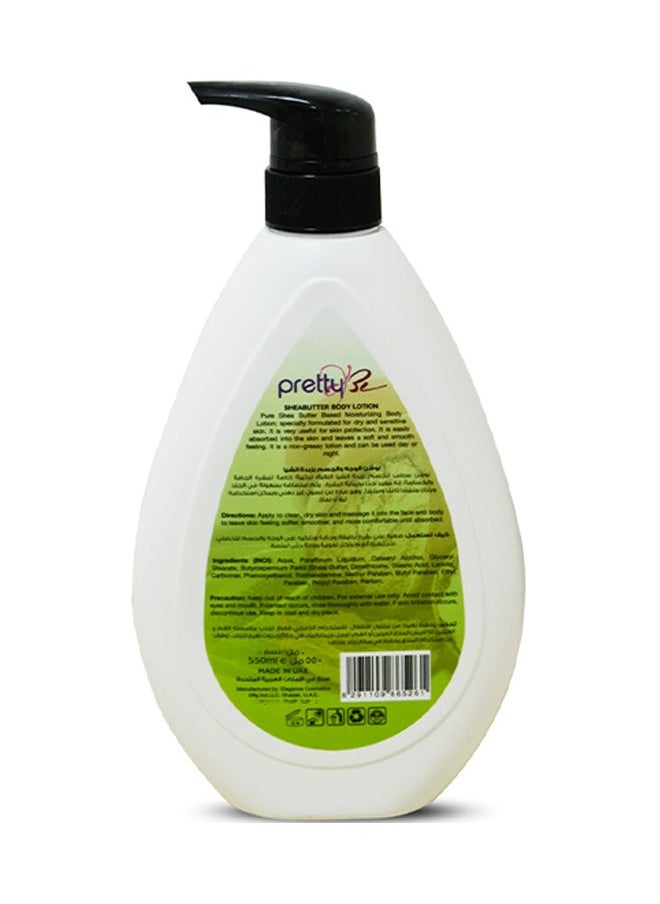 Pretty Be Moisturizing and Nourishing Vitamin E Body Lotion Shea Butter 550ml  - Image 2