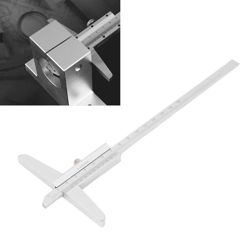 Baxnorezdt01yag76 11 فرجار فيرنييه من الفولاذ الكربوني مقياس العمق أداة قياس صناعية - Image 5