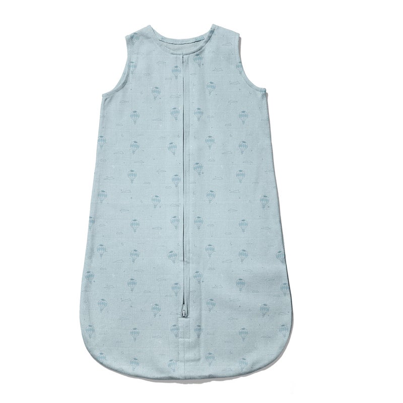 Sadora Baby Sadora Baby Sleeping Bag Soft Cozy Cotton Muslin Sleeping Sack, Pod, Wearable Blanket for Newborn Babies and Infants Portable No Need for Extra Cover 0-6M+ 68x52 cms (Hot Air Balloon, Small) - Image 1