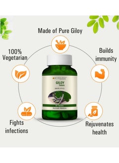 BIO RESURGE LIFE Bio Resurge Giloy Tablets Boosts Immunity Helps Gout Arthritis Dengue Skin Health 750 mg 60  - Image 5