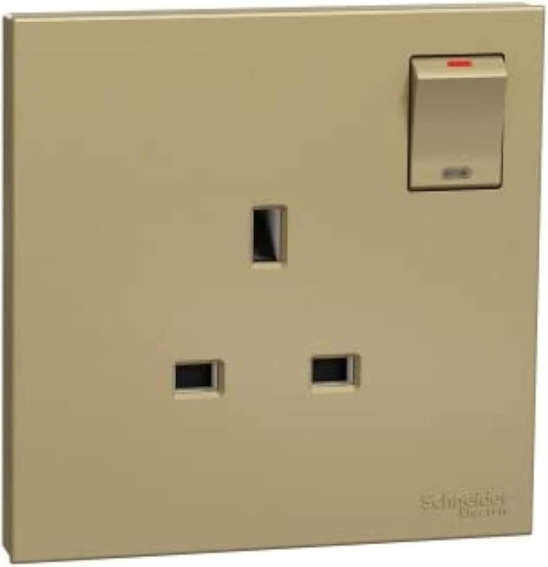 Schneider Electric AvatarOn C 1 Gang Socket - Wine Gold - Image 1