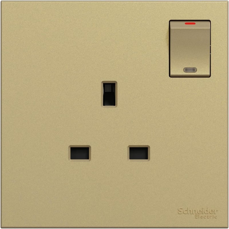 Schneider Electric AvatarOn C 1 Gang Socket - Wine Gold - Image 3