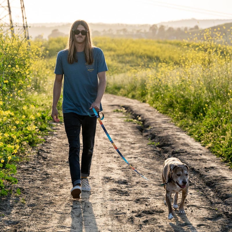 Wolfgang Man & Beast Wolfgang Heavy Duty Dog Leash, Pull-Tested to Over 800 lbs for Walking & Training, ChevTech Print, Dual-Handle Large - Image 3