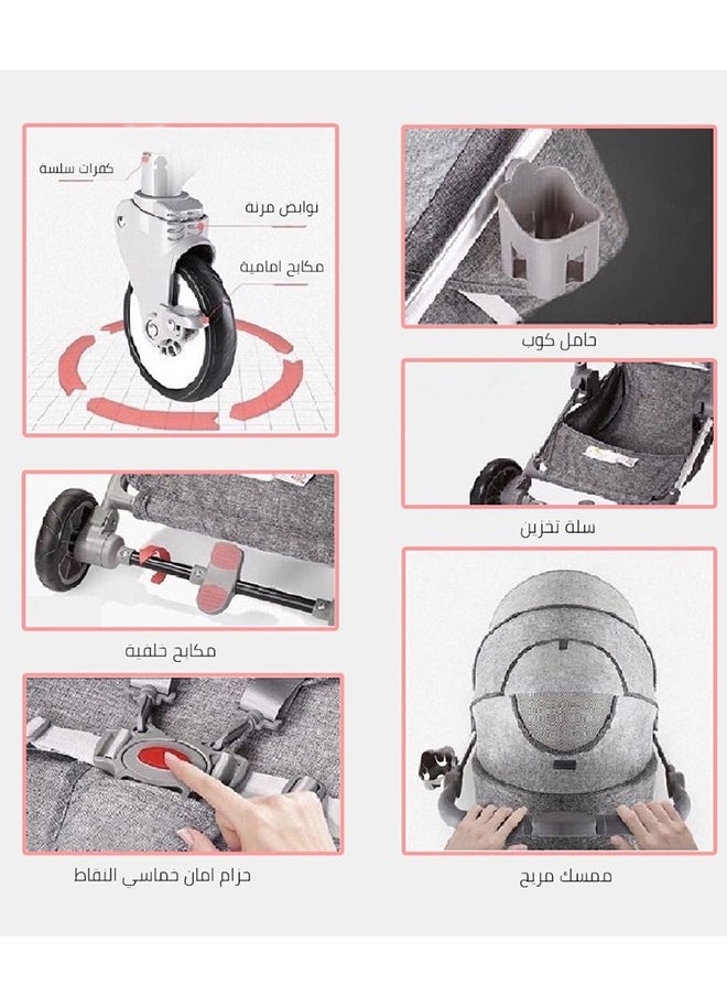 elphybaby - Two-Way Stroller With A Canopy - Image 1