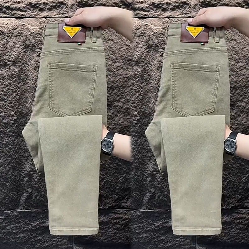 Unisex Classic Denim Jeans Loose Fit Daily Outdoor Wear - Image 2
