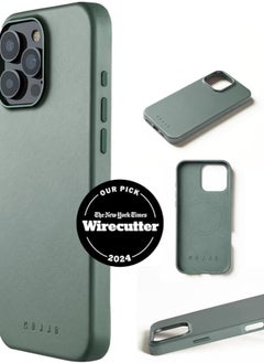 Leather Case for iPhone 16 Pro Max - Leather Case, MagSafe Compatible, Premium European Leather, Slim & Stylish Profile, Enhanced Phone & Camera Lens Protection, Recycled Materials (Green) - pzsku/Z2B8CAB6A162CFB2B1516Z/45/_/1734522985/f1adc4fa-cf17-452b-90e6-03cacf63fd5c