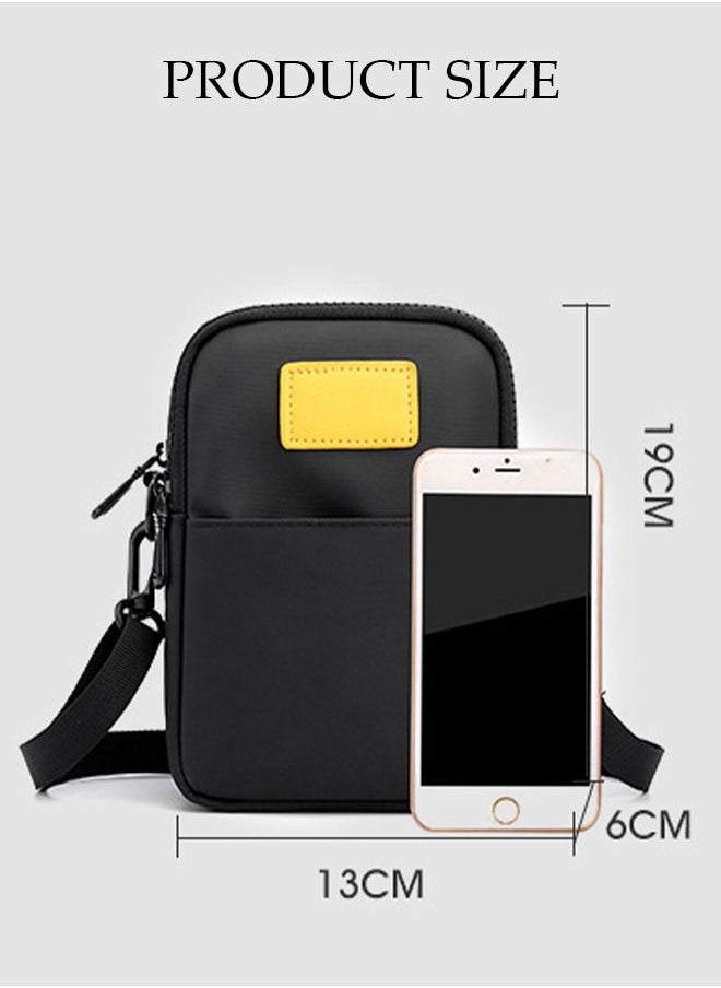 DUNISO Compact Crossbody Bag for Men Waterproof Sling Bag Backpack Multipurpose Cross Body Chest Bag Shoulder Bag Daypack for Travel Hiking Retro Purse Bag with Detachable Strap  - Image 4