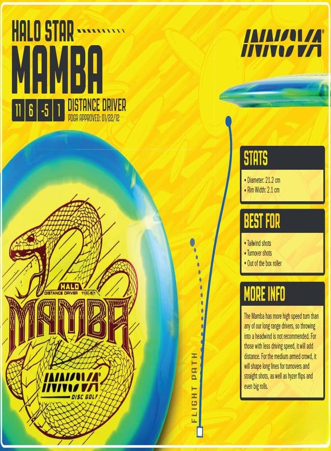إنوفا قرص قيادة Innova Halo Star Mamba للغولف - قرص قيادة لمسافات طويلة، قرص قيادة لمسافات طويلة (قد تختلف الألوان) (170-172 غرام) - Image 5
