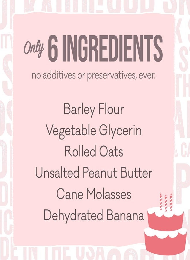 Polkadog Cake Batter Dog Treats – Soft & Chewy Premium Birthday Treats with Peanut Butter & Banana – Healthy, Limited Ingredient, Training Size for All Dog Breeds & Ages – Natural, Made in USA – 10 oz - Image 4