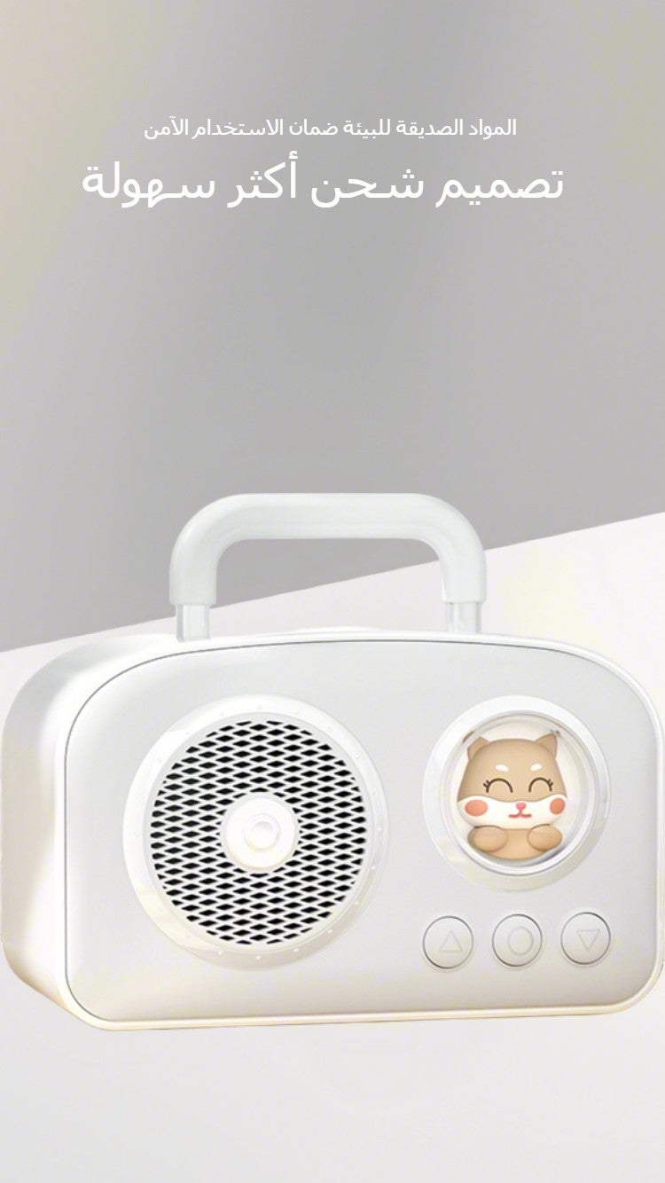 Portable Bluetooth radio,  featuring stereo effect, Bluetooth 5.0 technology, bass enhancement function, IPX7 level waterproof performance, 6-8 hours of playback duration, and wireless stereo pairing function. Suitable for use in home, outdoor and travel settings. - Image 5