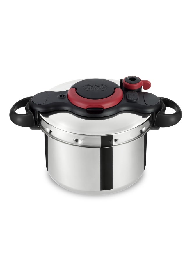 تيفال TEFAL قدر ضغط | ClipsoMinut’ Easy 6 لتر | فولاذ مقاوم للصدأ | طهي سريع | حفظ الفيتامينات | فتح وغلق بيد واحدة | آمن | صنع في فرنسا | ضمان لمدة سنتين | P4620768 - Image 2