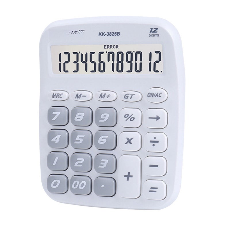 Cute Calculator 12 Digit Large LCD Display Big Button Candy Colored Desktop Calculator Suitable for Office School Home for Kids Students Accountant - Image 1