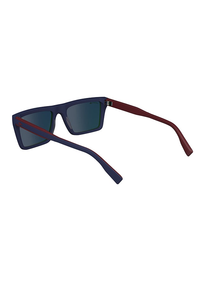 LACOSTE - Men's UV Protection Rectangular Sunglasses - L6009S-424-5619 - Lens Size: 56 Mm - Image 1