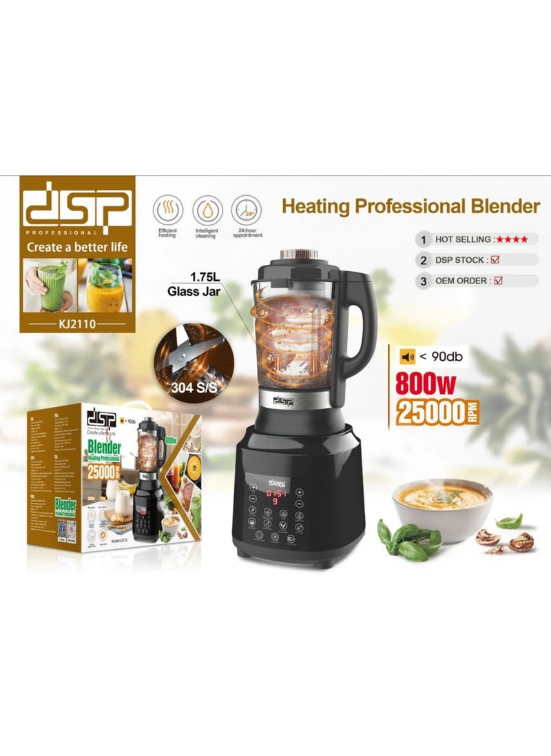 دي اس بي - خلاط تسخين احترافي DSP KJ2110 25000 دورة في الدقيقة | 800 واط - Image 1