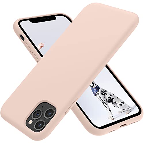 OTOFLY Compatible with iPhone 11 Pro Max CaseUltra Slim Fit iPhone Case Liquid Silicone Gel Cover with Full Body Protection AntiScratch Shockproof Case Pink - Image 1