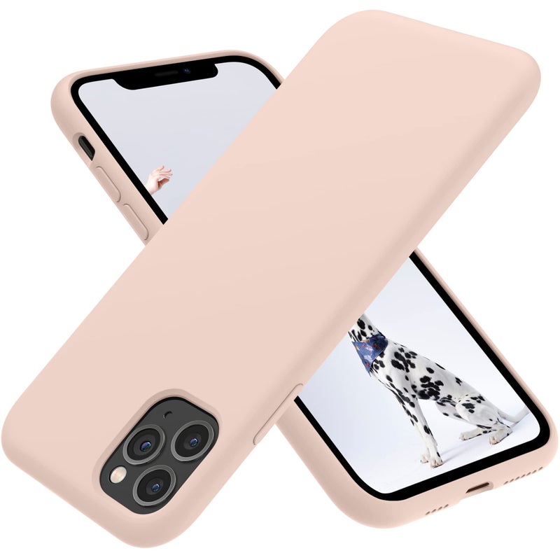 OTOFLY Compatible with iPhone 11 Pro Max CaseUltra Slim Fit iPhone Case Liquid Silicone Gel Cover with Full Body Protection AntiScratch Shockproof Case Pink - Image 2