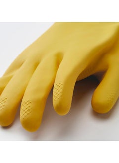 Zaboon Cleaning Gloves, Bright Yellow/Off-White, M  - Image 3
