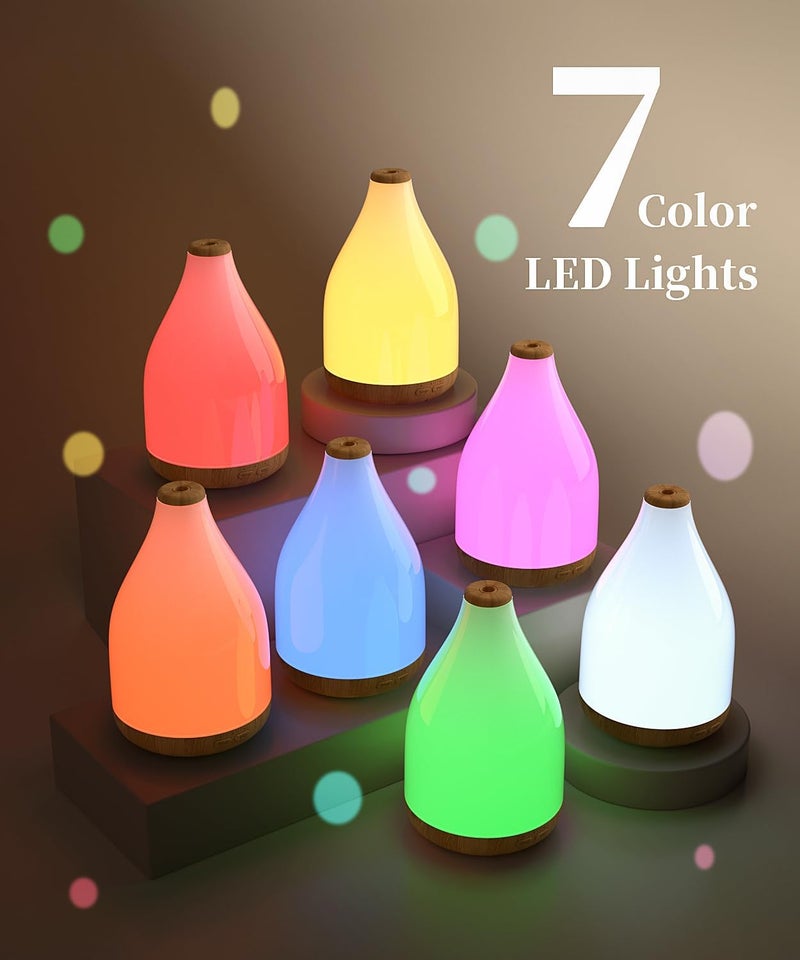 KinYiLO Essential Oil Diffuser for Home, Modern Décor Aromatherapy Diffusers Large Room Fresh Air Scent, 300ml Ultrasonic Cool Mist Humidifier, 1-3-6H Timer Auto Shut-Off, Color Light, (Woof) - Image 4