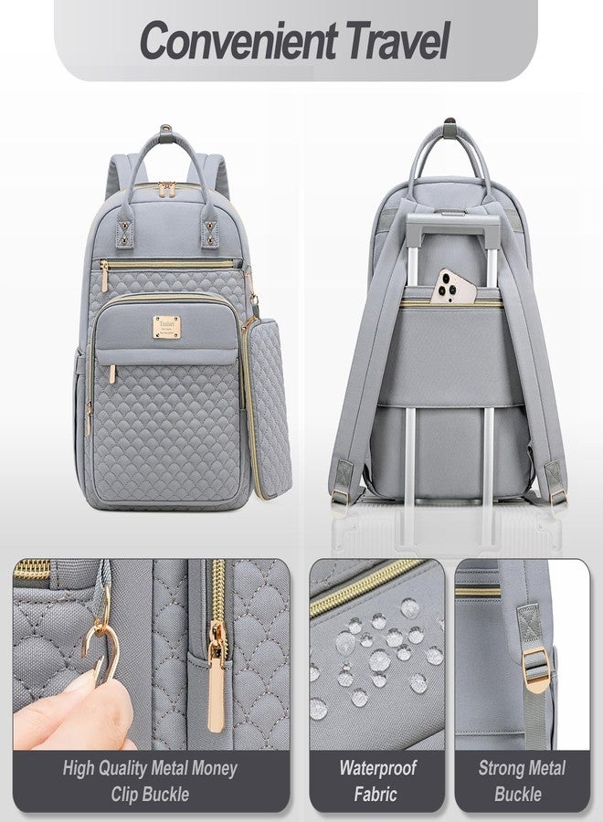 Tealari Laptop Backpack For Women,15.6 Inch Laptop Backpack For Work Business,Travel Backpack,College Teacher Backpack Wallet - Image 5
