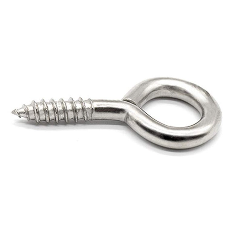 FixtureDisplays 50PK Mini Eyelet Screws 05 Long SelfTapping SelfDrilling Screws Hooks Ring 1860450PK - Image 2