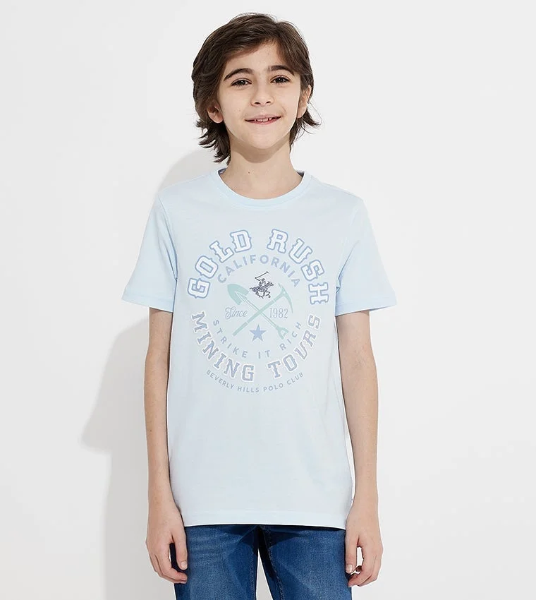 Printed Crew Neck T-Shirt