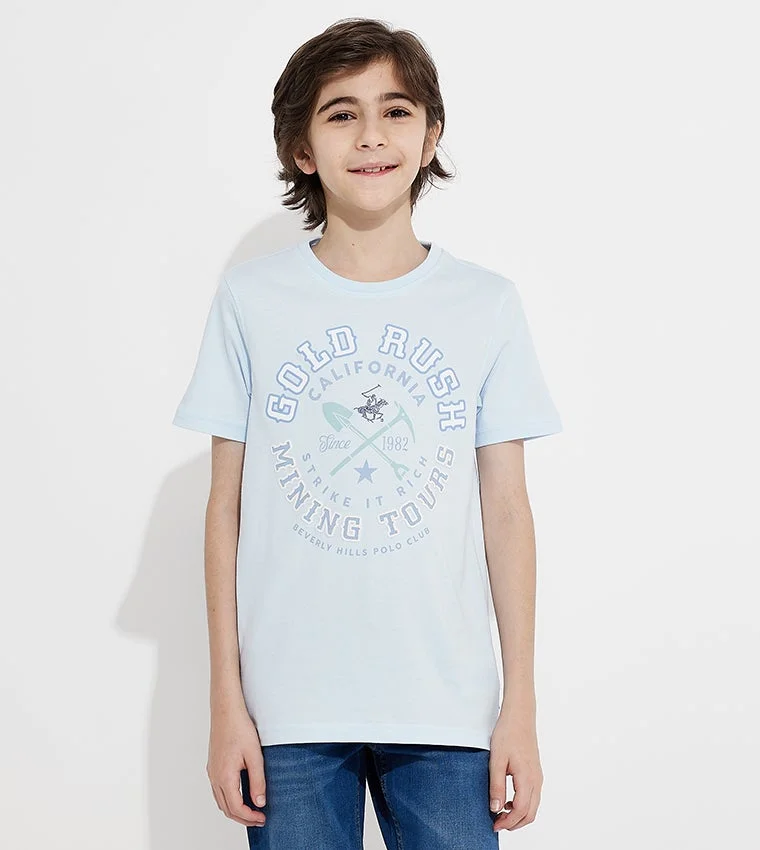 Printed Crew Neck T-Shirt