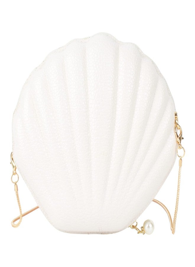 Felice Ann Women Mini Seashell Evening Clutch Handbag Chain Strap Cross-body Bag Shoulder Bag - Image 1
