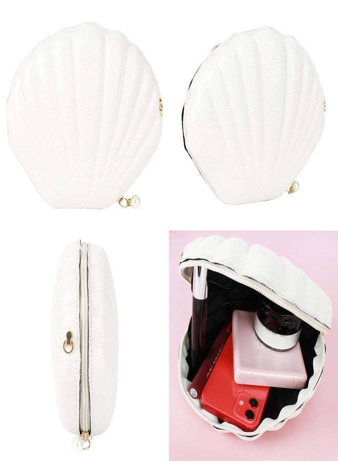 Felice Ann Women Mini Seashell Evening Clutch Handbag Chain Strap Cross-body Bag Shoulder Bag - Image 5