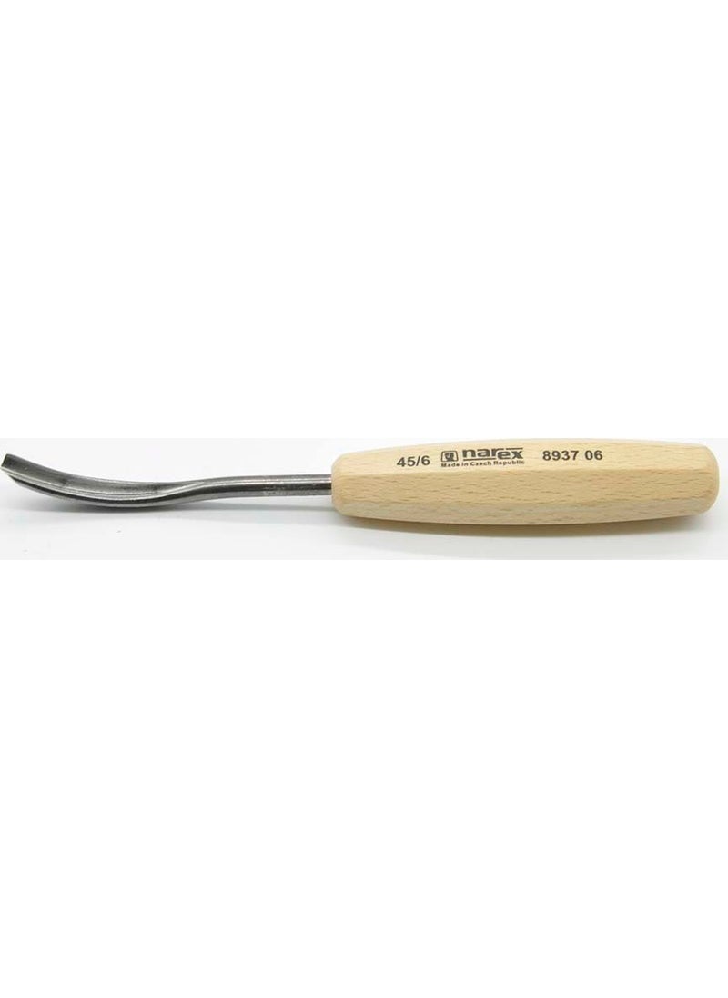 NAREX 893706 Wood Line Standard Bent V Nose (90 °) Carving Chisel 6X90 Mm  - Image 1