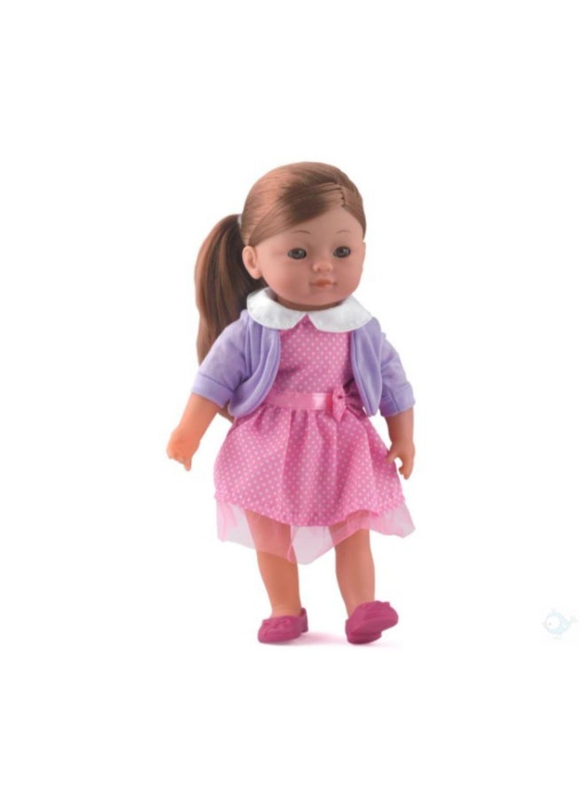 دولز وورلد دمية إليزابيث ذات الجسم الناعم بذيل حصان متعددة الألوان 36 سم PKN78226 - Image 1