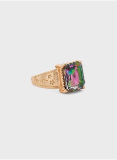 Large Crystal Ring