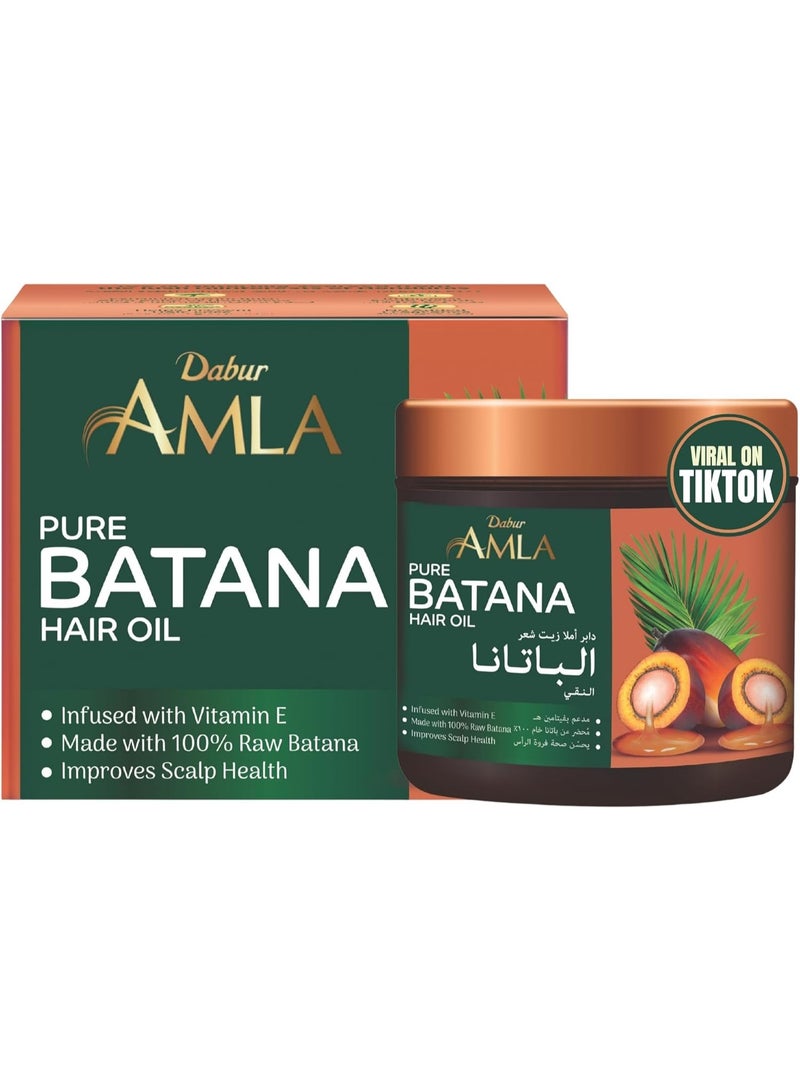 Dabur Amla 100% Raw Batana Oil – 120g | Promotes Hair Growth, Prevents Hair Loss & Thinning, Improves Softness and Enhances Shine | Natural, Unrefined & Pure Batana | Ethically Sourced from Honduras | Suitable for any hair type | For Women & Men