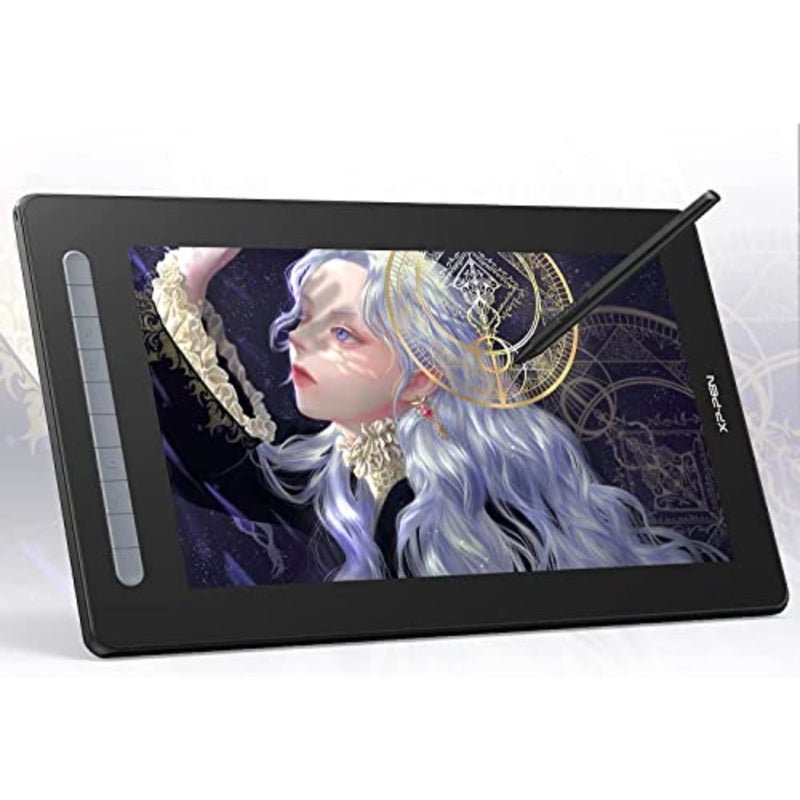 XP-PEN Artist16_2nd 16-inch Drawing Pen Display Graphics Monitor Full-Laminated Technology Drawing Monitor with Tilt Function, X3 Smart Battery-free stylus Black - Image 1