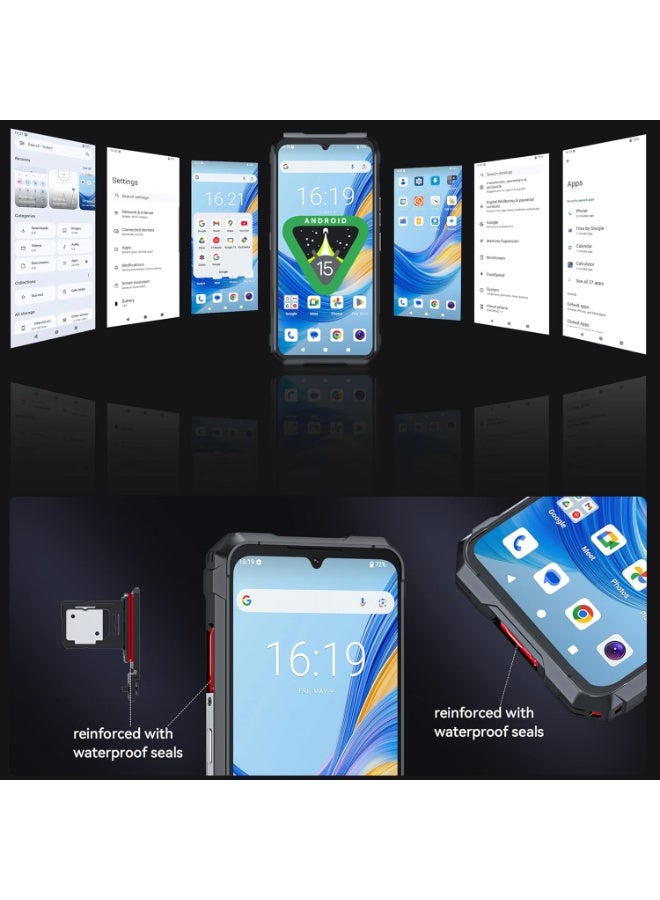 Cubot KingKong 11 5G Rugged Smartphone 6.72 Inch 120Hz FHD+ Screen Android15 Dual SIM 16GB RAM 256GB ROM 10200mAh Battery 108MP Rear+32MP Front Camera NFC Waterproof Mobile Phone -Black - Image 5