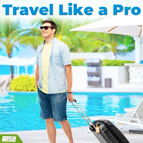 Mifflin-USA Luggage Tags (Assorted, 12 PK), Bag Tag for Baggage, Suitcase Tags Bulk - Image 5